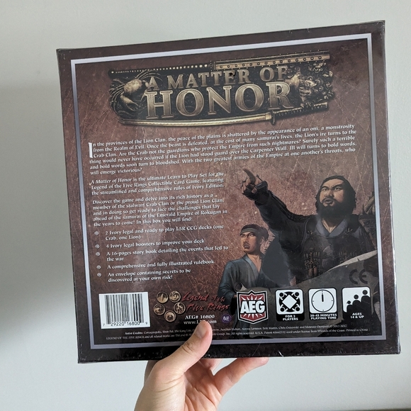 NEW legend of 5 rings A Matter of Honor collectible card game learn to play set - Picture 2 of 4